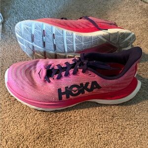 Hoka Women's Vibrant Pink Athletic Shoes